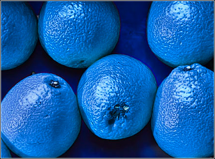 5 Blue oranges